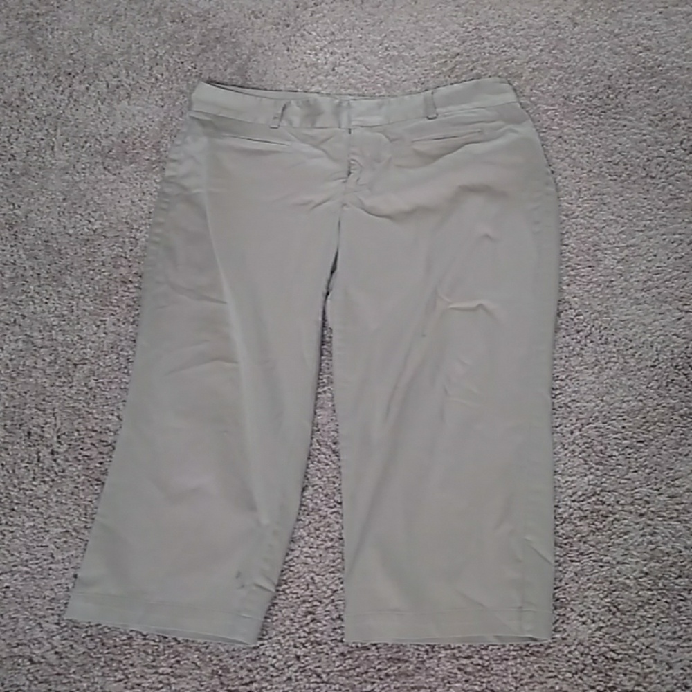 Khaki Capris
